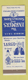 Matchbook Cover - Farmers Savings Bank Loudonville Perrysville OH Piggy Bank