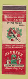 Matchbook Cover - Alfred's Italian Restaurant Atlantic City NJ WORN