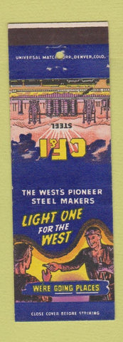 Matchbook Cover - CF&I Steel Denver Colorado