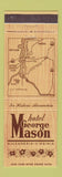 Matchbook Cover - Hotel George Mason Alexandria VA