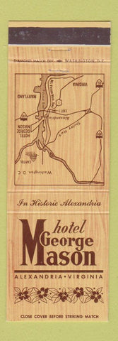 Matchbook Cover - Hotel George Mason Alexandria VA