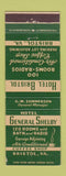 Matchbook Cover - Hotel General Shelby Bristol VA