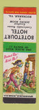 Matchbook Cover - Botetourt Hotel Buchanan VA hillbilly