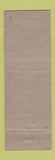 Matchbook Cover - Fincastle Hotel VA