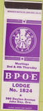 Matchbook Cover - Matchbook Cover Elks Club John Day OR