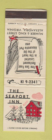 Matchbook Cover - Seaport Inn Alexandria VA