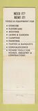 Matchbook Cover - Taylor Rental Center Manassas VA