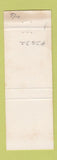 Matchbook Cover - Gristmill Square Warm Springs VA WEAR
