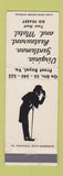 Matchbook Cover - Virginia Gentleman Restaurant Motel Front Royal VA