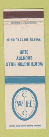 Matchbook Cover - Worthington Hills Country Club OH