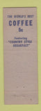 Matchbook Cover - Smorgasbord Restaurant Beaumont TX