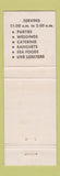 Matchbook Cover - John Schuster's Steak House Masury OH