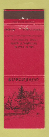 Matchbook Cover - Portofino Restaurant Arlington VA