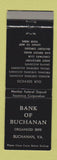 Matchbook Cover - Bank of Buchanan VA