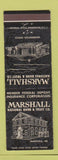 Matchbook Cover - Marshall National Bank and Trust VA Warrenton