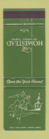 Matchbook Cover - Homestead Hot Springs VA resort