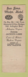 Matchbook Cover - Iwo Jima Motor Hotel Arlington VA WEAR