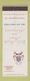 Matchbook Cover - Stonewall Jackson Hotel Staunton VA Harrisonburg