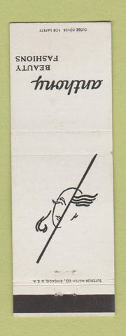 Matchbook Cover - Anthony Beauty Fashions West ST Paul MN girlie