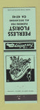 Matchbook Cover - Peerless Florist Flowers