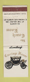 Matchbook Cover - Lundberg's Carriage House Seattle? Holiday Inn