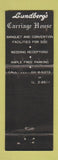 Matchbook Cover - Lundberg's Carriage House Seattle? Holiday Inn