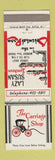 Matchbook Cover - Carriage Shop Lazy Susan Lunch Lockport NY