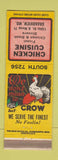 Matchbook Cover - Chicken Cuisine Restaurant Grandview MO