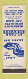 Matchbook Cover - Merryman's Car Wash New Castle PA