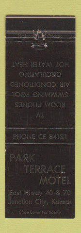 Matchbook Cover - Park Terrace Motel Junction City KS WEAR