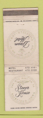 Matchbook Cover - Dream Motel Fairfield IA WORN