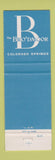 Matchbook Cover - Broadmoor Colorado Springs PRINTING ERROR