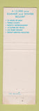 Matchbook Cover - The Balsams Dixville Notch NH WEAR