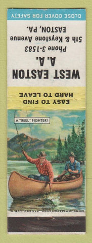 Matchbook Cover - West Easton AA Easton PA WEAR