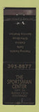 Matchbook Cover - Sportsman Center Buena Vista Colorado cafe cabins BLACK