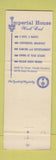 Matchbook Cover - Imperial House Motels
