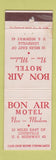 Matchbook Cover - Bon air Motel Louisville KY WORN