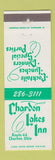 Matchbook Cover - Chardon Lakes Inn Chardon OH