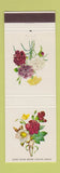 Matchbook Cover - Flowers Carnation Hellebore Pierre Joseph Redoute