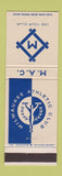 Matchbook Cover - Milwaukee Athletic Club WI
