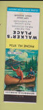Matchbook Cover - Walker's Place Lemay MO WEAR