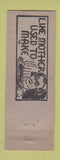 Matchbook Cover - Walker's Place Lemay MO WEAR