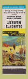 Matchbook Cover - Clancy's Market Lebanon OR
