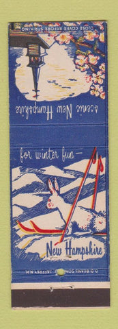 Matchbook Cover - New Hampshire Tourism DD Bean Concord NH
