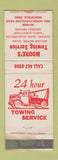 Matchbook Cover - Moore's Towing Northfield OH WEAR