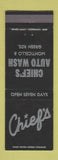 Matchbook Cover - Chief's Car Wash