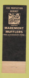 Matchbook Cover - Maremont Mufflers Lock McDonald