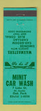 Matchbook Cover - Minit Car Wash Oak Park IL