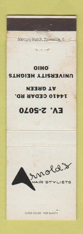 Matchbook Cover - Arnold's Hair Salon University Heights OH WEAR