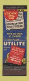 Matchbook Cover - Utilite Utility Light safety